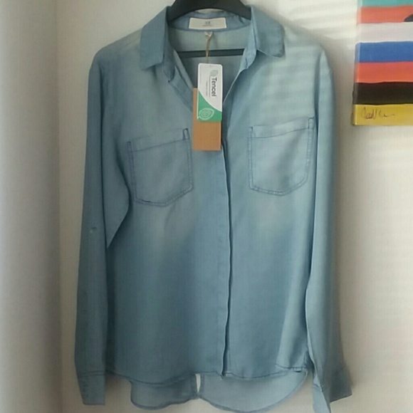 Thread & Supply Tops - Denim  button doen